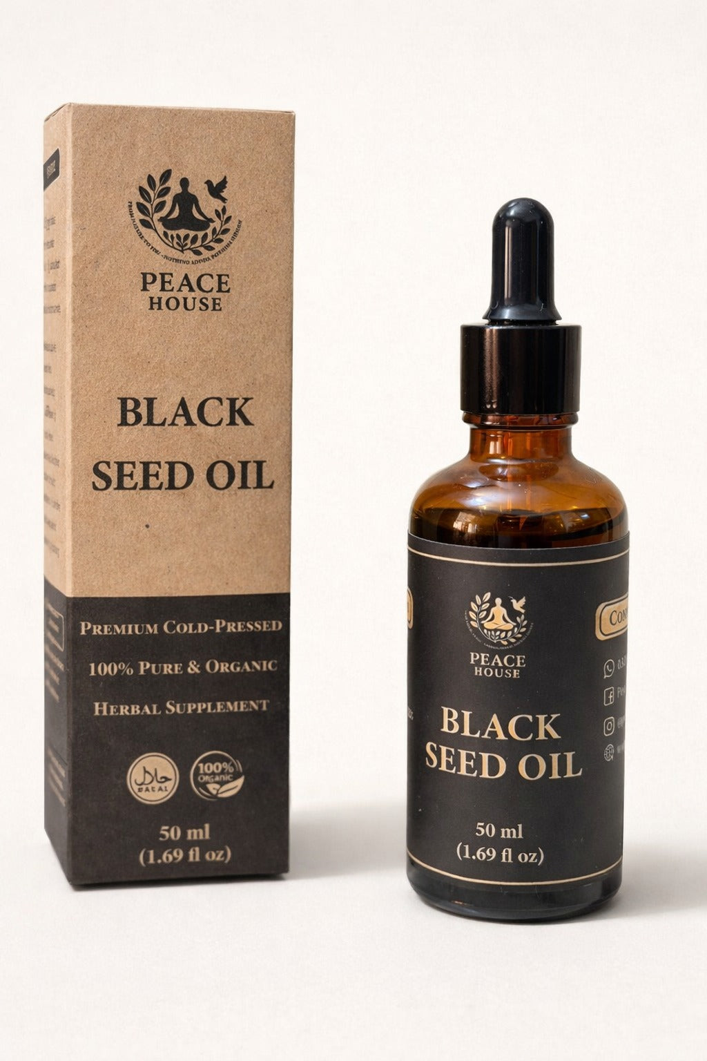🌿 Black Seed (Kalonji) Oil – 100% Pure & Natural