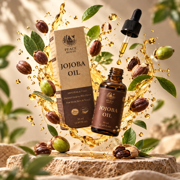 🌿 Jojoba Oil – 100% Pure, Organic & Natural