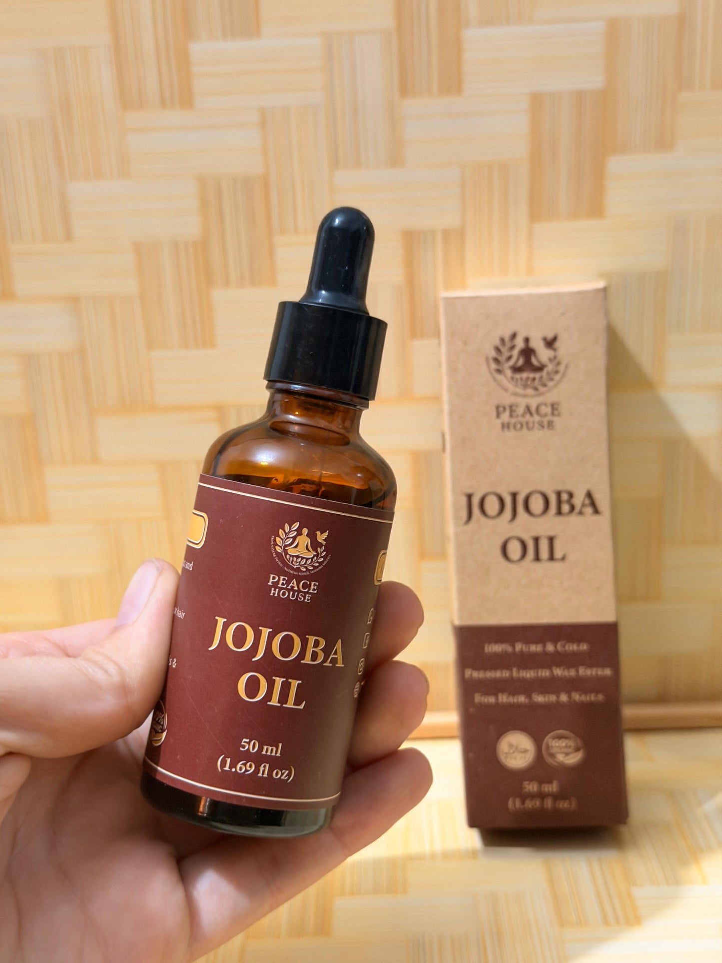 🌿 Jojoba Oil – 100% Pure, Organic & Natural