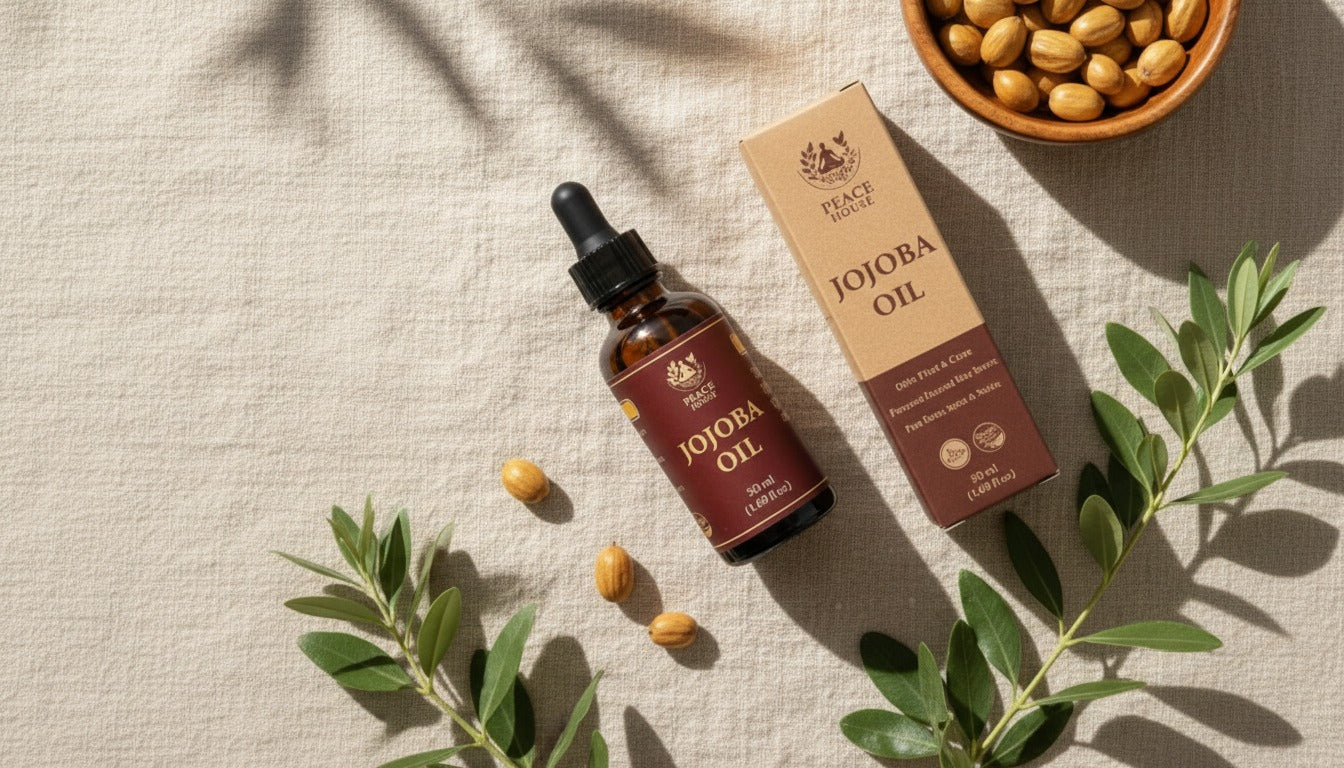 🌿 Jojoba Oil – 100% Pure, Organic & Natural